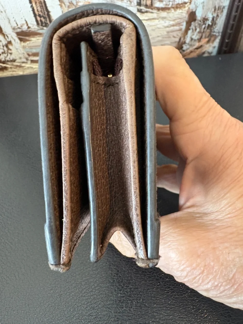 Gucci GG Canvas Compact Ophidia Wallet